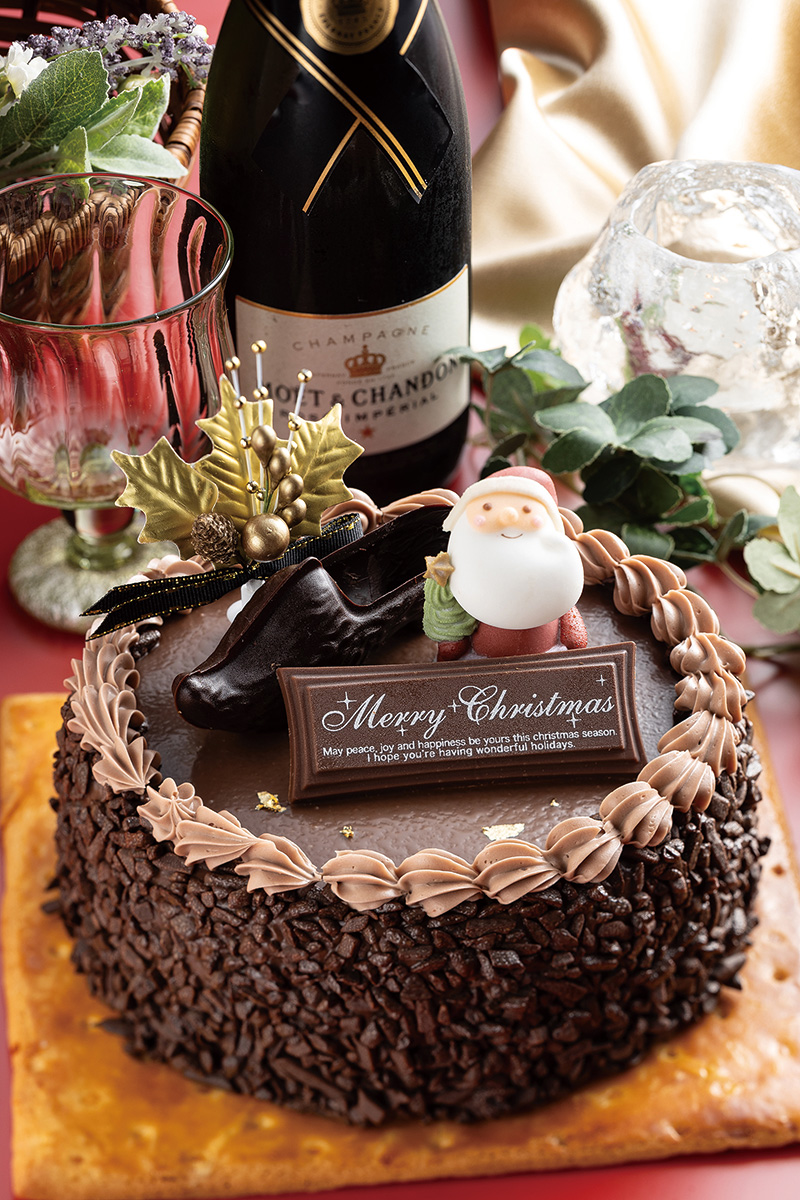 クリスマスケーキ ガナッシュ