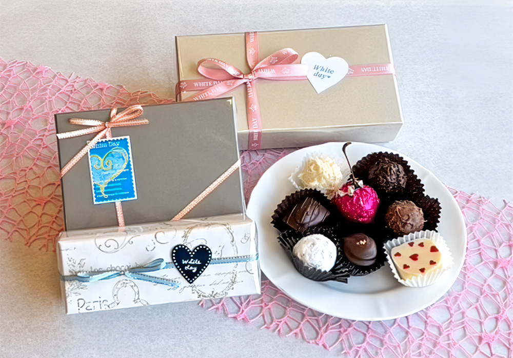 ホワイトデー限定　プラリネショコラ